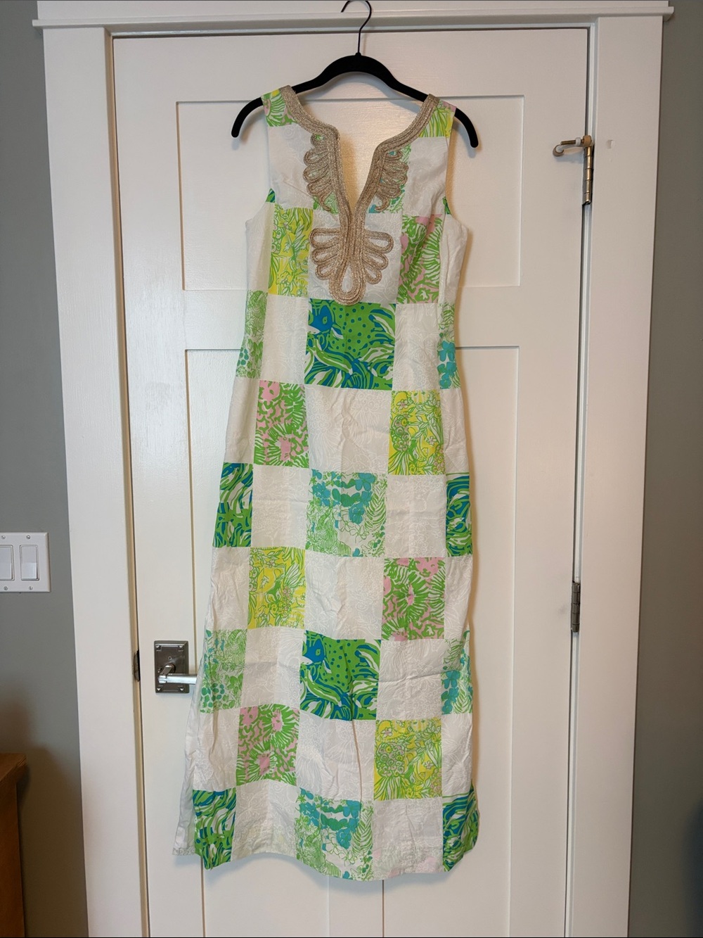 Lilly Pulitzer Patchwork Maxi Dress